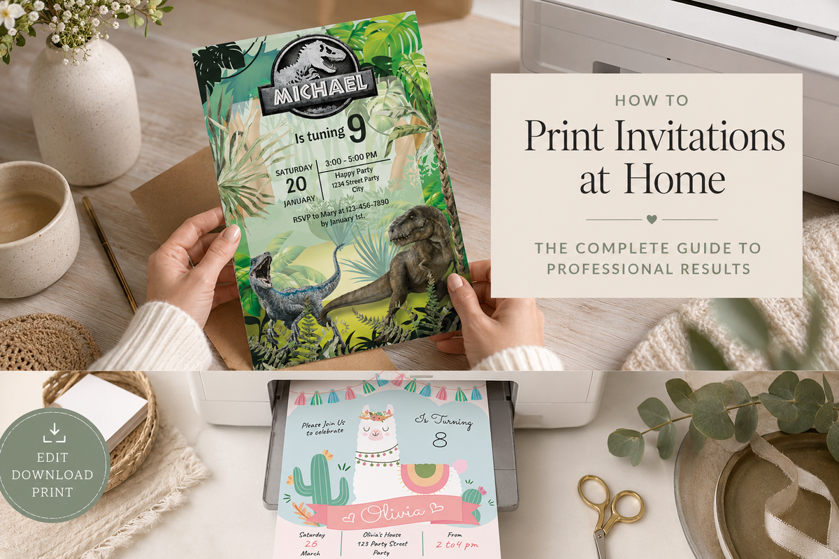 How to Print Invitations at Home: The Complete Guide to Professional Results