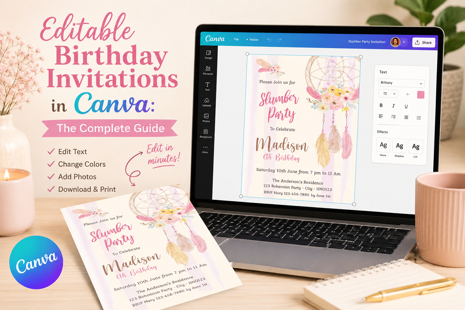 Editable Birthday Invitations in Canva: The Complete Guide