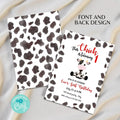 Cow Birthday Invitation - Lovely Printable Party