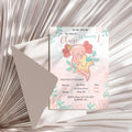 Axolotl Pink Birthday Invitation Instant Download Digital template - Lovely Printable Party