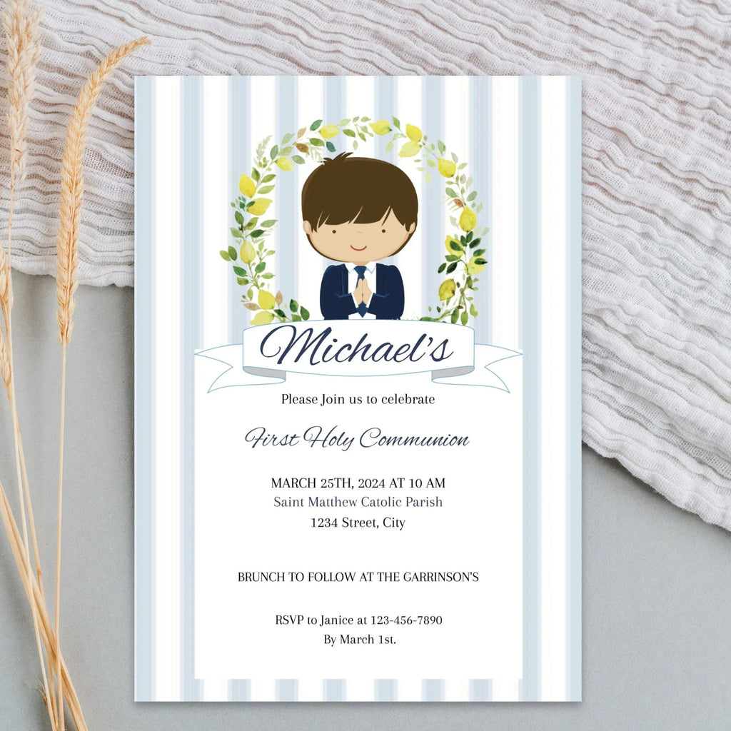 Communion Chocolate Bar Wrapper - Lovely Party