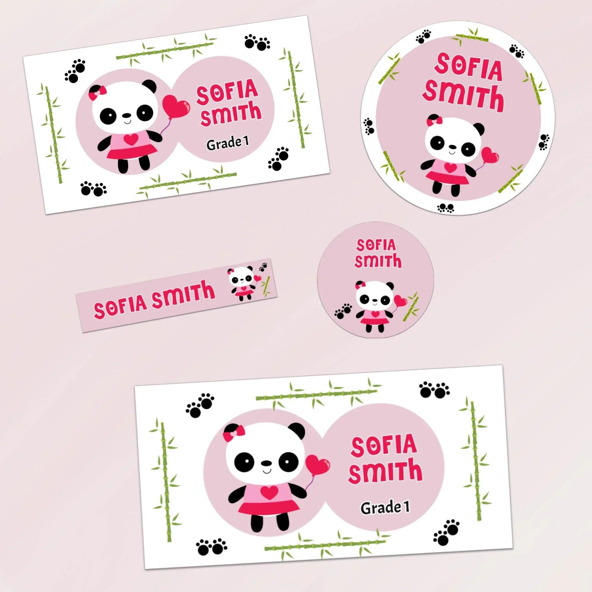 Cute sticker pack, School name labels, Personalized daycare labels, Kids Name Labels, School supply labels, Student stickers, classroom - Lovely Printable Party