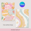 Pool Party Birthday Invitation Instant Download - Lovely Printable Party