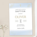 Catholic Baptism Invitation Boy | Editable Christening Invitation Template | Baptism Digital card Invite | Printable Baptism Card for Son - Lovely Printable Party