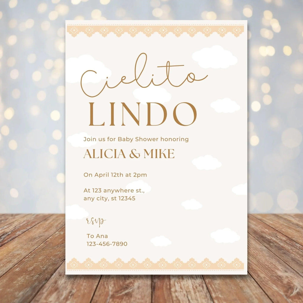 Cielito Lindo Baby Shower Invitation | Editable Template | Instant Download - Lovely Printable Party