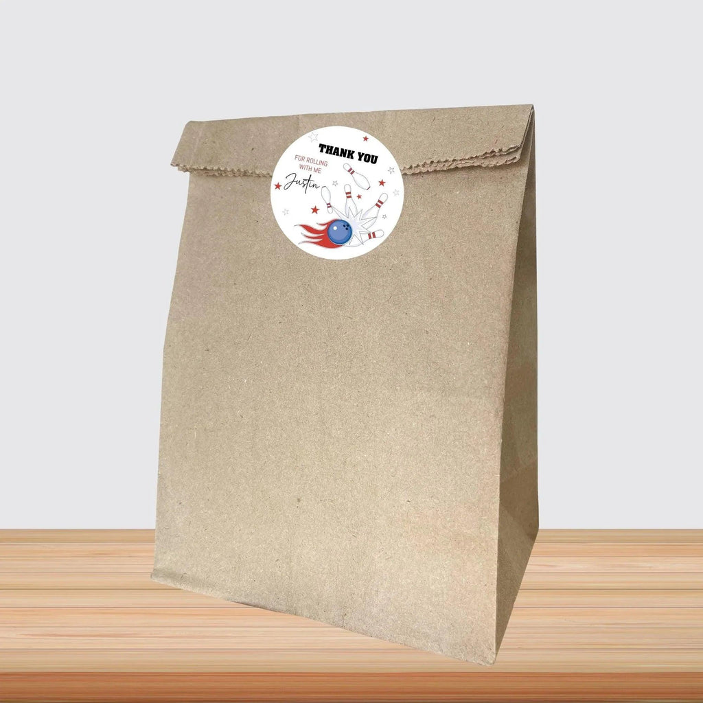 Bowling Party Decorations | Editable Bowling Birthday Package | Bowling Printable Party Supplies - Lovely Printable Party