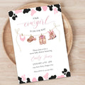Cowgirl Baby Shower Invitation Instant Download Digital Template - Lovely Printable Party