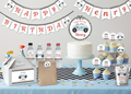 Two Fast Birthday Bundle | Race Car Party Kit Boy | 16 Pieces | Editable Corjl Template | Instant Download