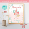 Axolotl Pink Welcome Sign - Lovely Printable Party