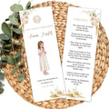 Neutral First communion Bookmark - Lovely Party
