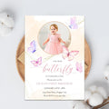 Butterfly Birthday Invitation Instant Download Digital Template - Lovely Printable Party